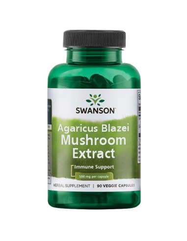 Agaricus Blazei Mushroom Extract 500 Mg 90 Veg Caps