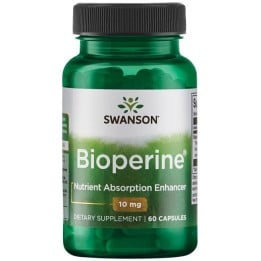Bioperine 10 mg 60 Caps Swanson Black Pepper Extract