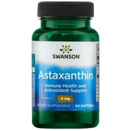 Astaxanthin 4 mg 60 Softgels Swanson Carotenoid