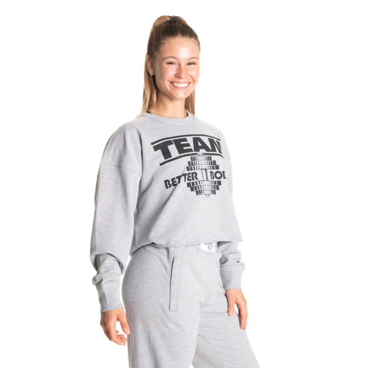 Better Bodies Highbridge Sweater: Women's Cropped Sweatshirt