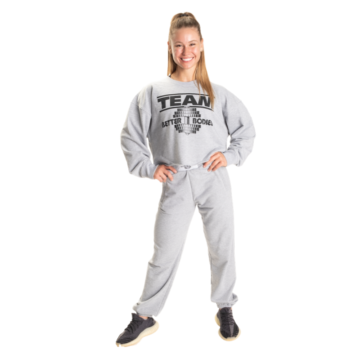 Better Bodies Highbridge Sweater: Women's Cropped Sweatshirt