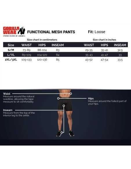 FUNCTIONAL MESH PANTS