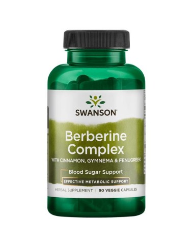Berberine Complex w/Cinnamon, Gymnema & Fenugreek 90 Veg Caps
