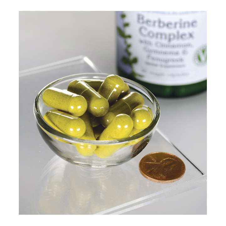 Berberine Complex 90 Veg Caps Swanson Cinnamon Gymnema