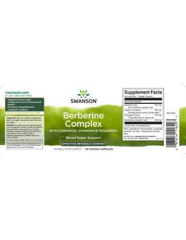 Berberine Complex w/Cinnamon, Gymnema &...