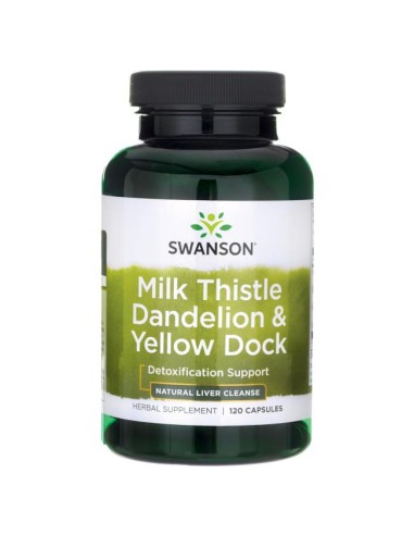 Milk Thistle Dandelion & Yellow Dock 120 caps