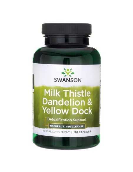 Milk Thistle Dandelion & Yellow Dock 120 caps