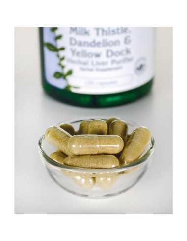 Milk Thistle Dandelion & Yellow Dock 120 caps