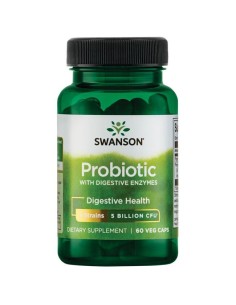 Probiotic with Digestive Enzymes 5 Billion CFU 60 Veg Caps