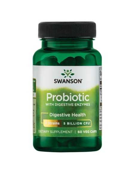 Probiotic with Digestive Enzymes 5 Billion CFU 60 Veg Caps