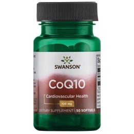 CoQ10 100 mg 50 Softgels Swanson Coenzyme Q10