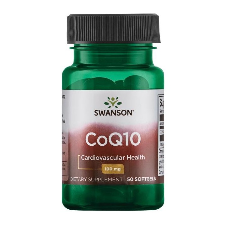 CoQ10 100 mg 50 Softgels Swanson Coenzyme Q10