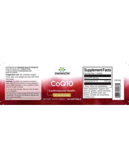CoQ10 100 mg 50 Sgels