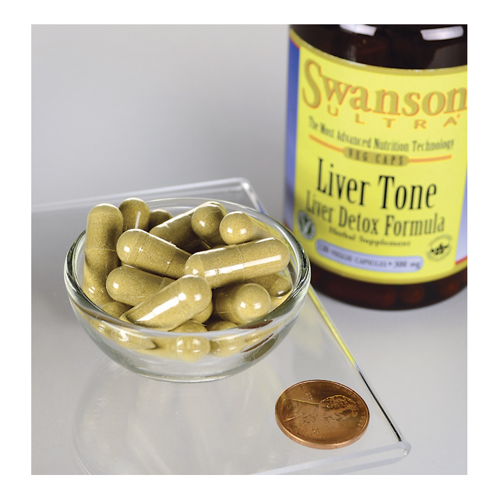 Swanson Liver Tone Liver Detox Formula 300 mg 120 Veg Caps