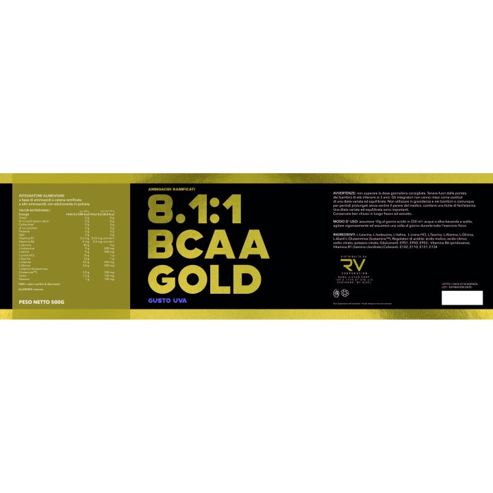 Rome Victor Bcaa Gold 8: 1: 1 500 gr
