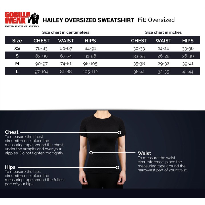 Gorilla Wear Hailey Oversized Sweatshirt