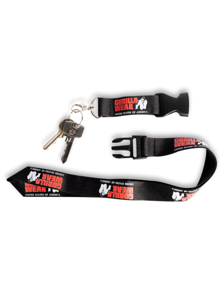 Eloy Lanyard - Black/Red
