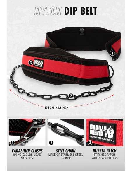 Gorilla Wear Nylon Dip Belt