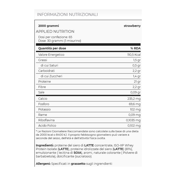 Applied Nutrition Critical Whey 2 Kg