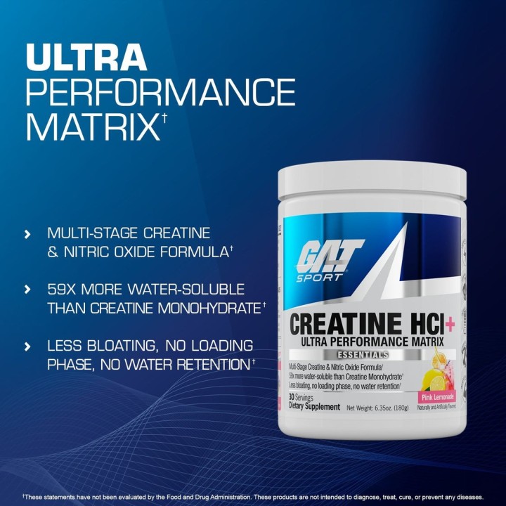 GAT CREATINE HCI+ 180 gr