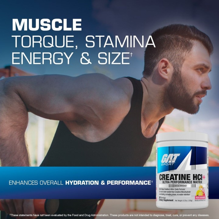 GAT CREATINE HCI+ 180 gr