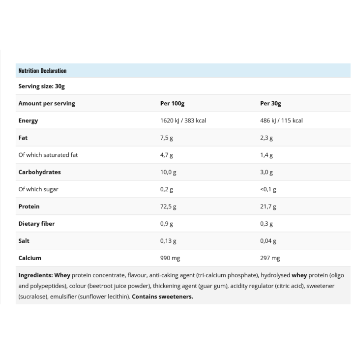 Nortech Nutrition 100% Whey Protein 908 gr