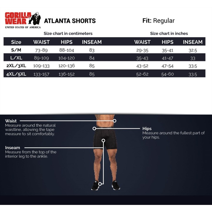 Gorilla Wear Atlanta Shorts