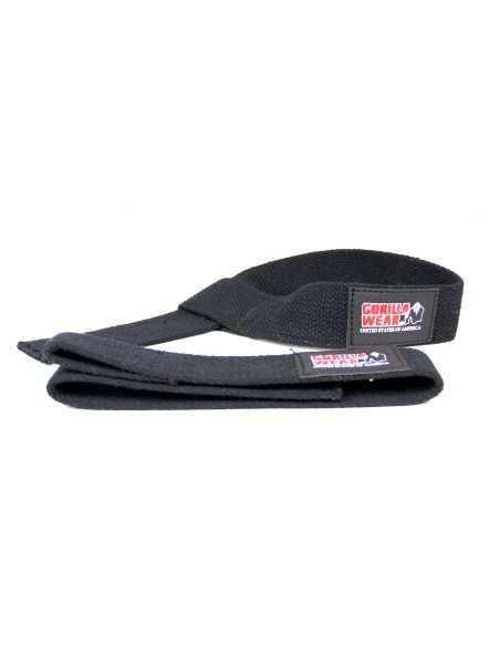 GORILLA WEAR NON PADDED LIFTING STRAPS black
