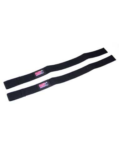 GORILLA WEAR NON PADDED LIFTING STRAPS black
