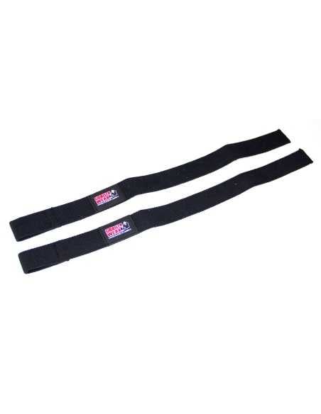GORILLA WEAR NON PADDED LIFTING STRAPS black