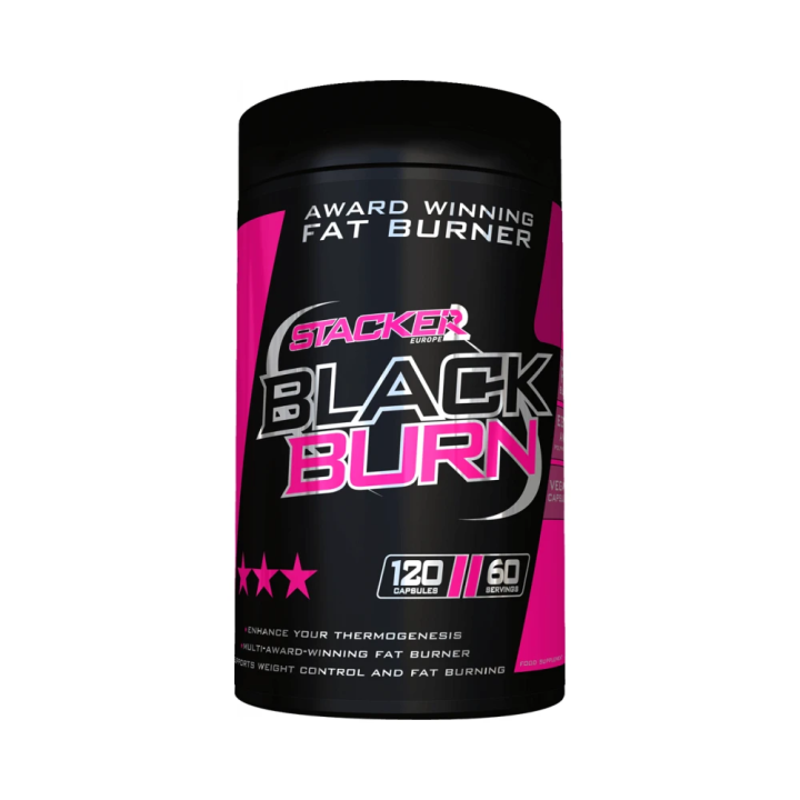 Stacker2 Black Burn 120 caps