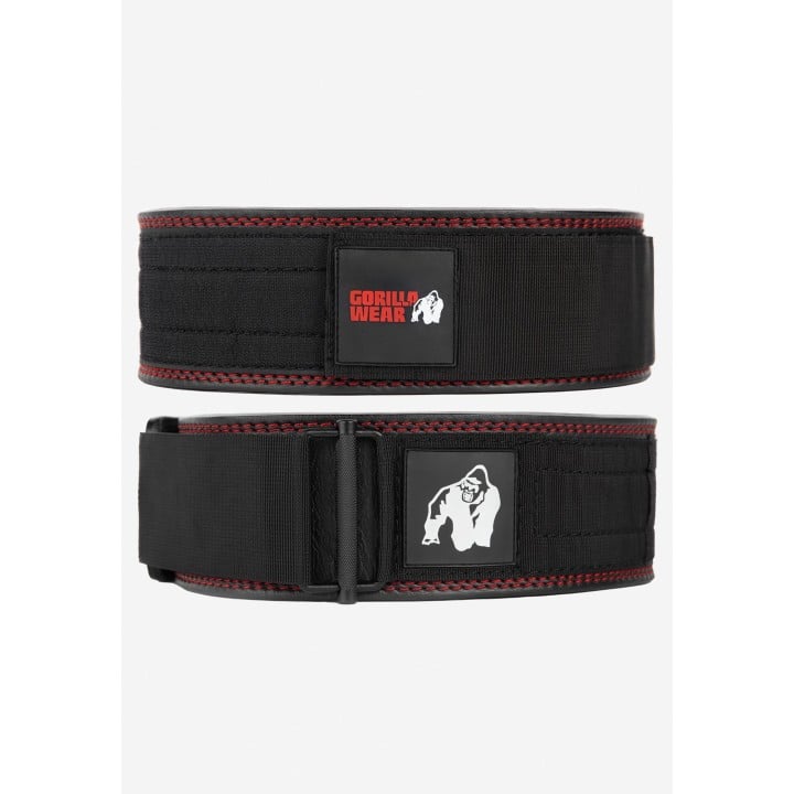 Gorilla Wear 4 Inch Premium Leather Lifting Belt