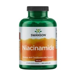 Nicotinamide 500 mg 250 Caps Swanson: Vitamin B3