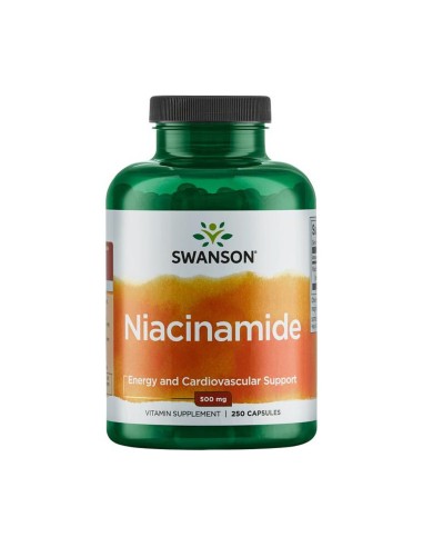 Nicotinamide Vitamina B3 (niacinamide) 500 mg 250 capsule