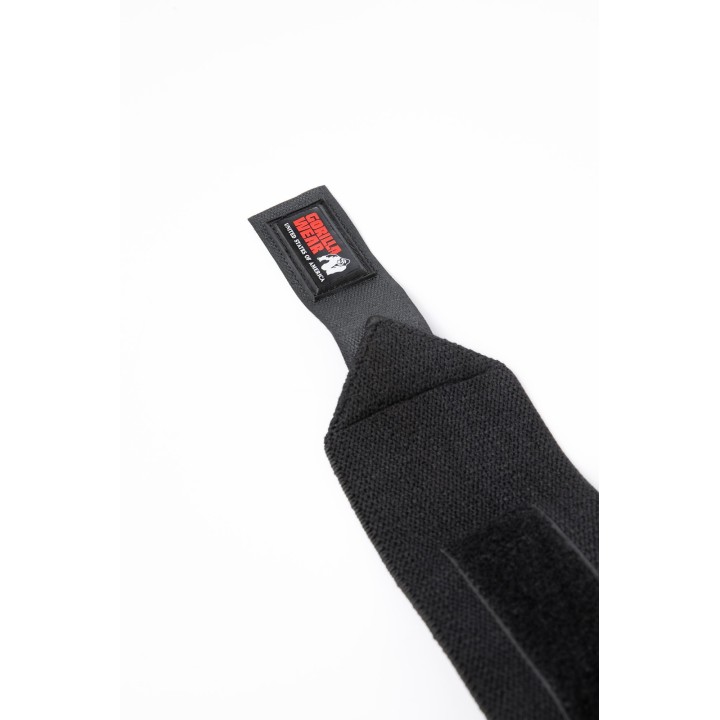 Gorilla Wear Wrist Wraps BASIC - Black/Red
