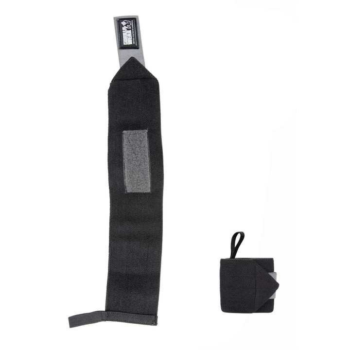 Gorilla Wear Wrist Wraps BASIC - Black/Gray