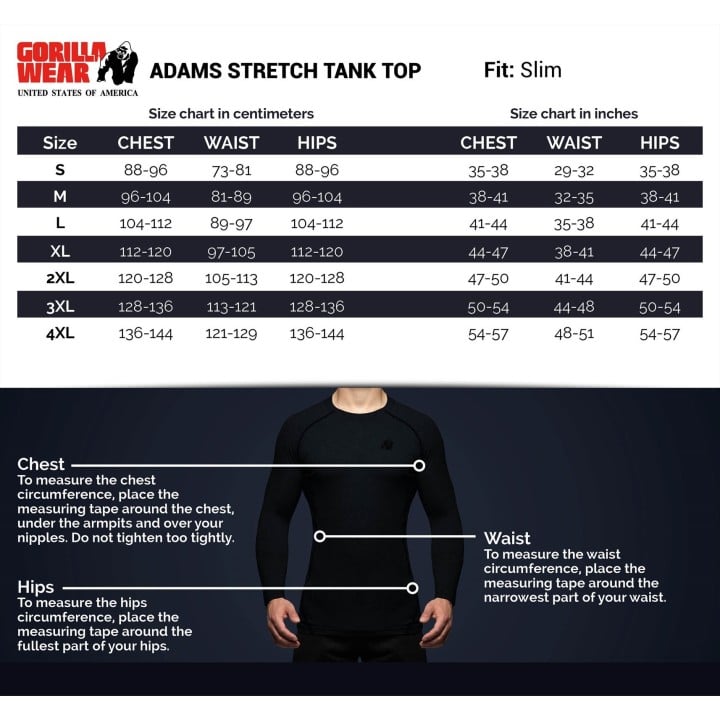 Gorilla Wear Adams Stretch Tank Top