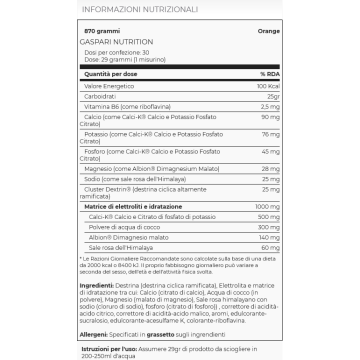 Gaspari Nutrition Glycofuse 870 gr