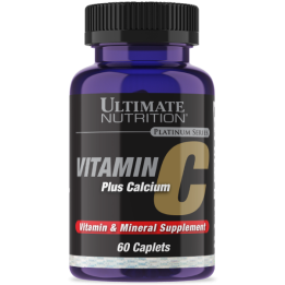 Vitamin C Plus Calcium 60 Caps Ultimate Nutrition