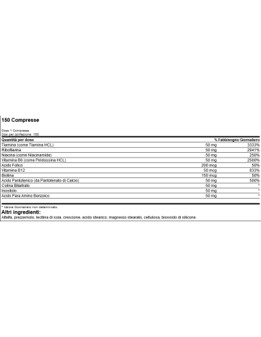 Super Vitamin B - Complex 150 Tab