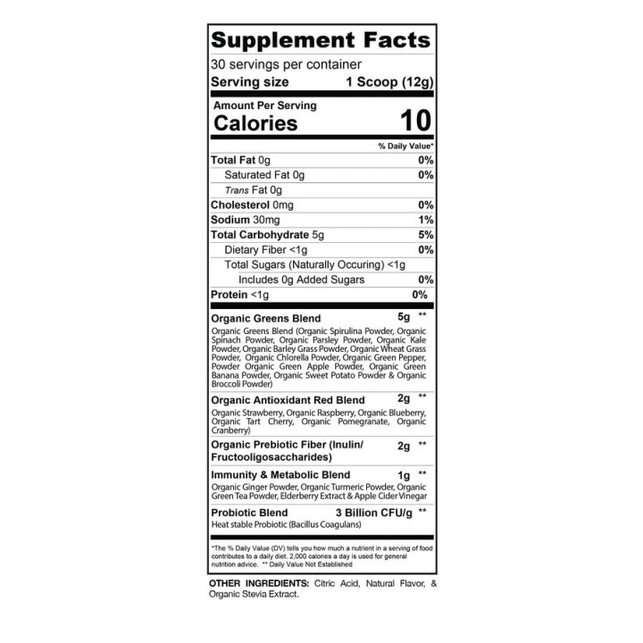 Gaspari Nutrition Proven Greens & Reds 360 gr