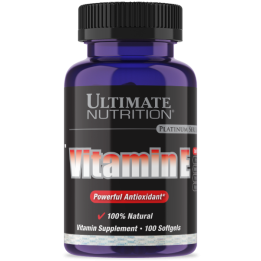 Vitamin E 100 Softgels Ultimate Nutrition
