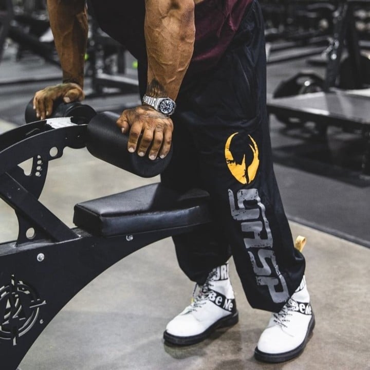 Breathable mesh gym pants GASP: 100% polyester