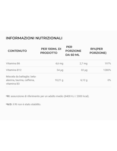 M6teen Shot 12x60 ml