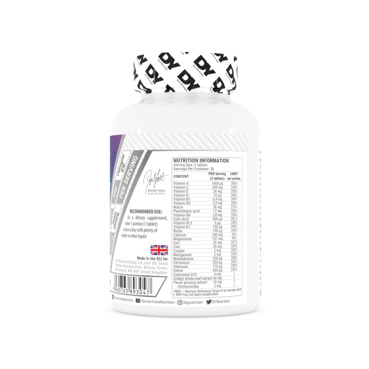Dorian Yates Multivitamin Complex 60 tablets