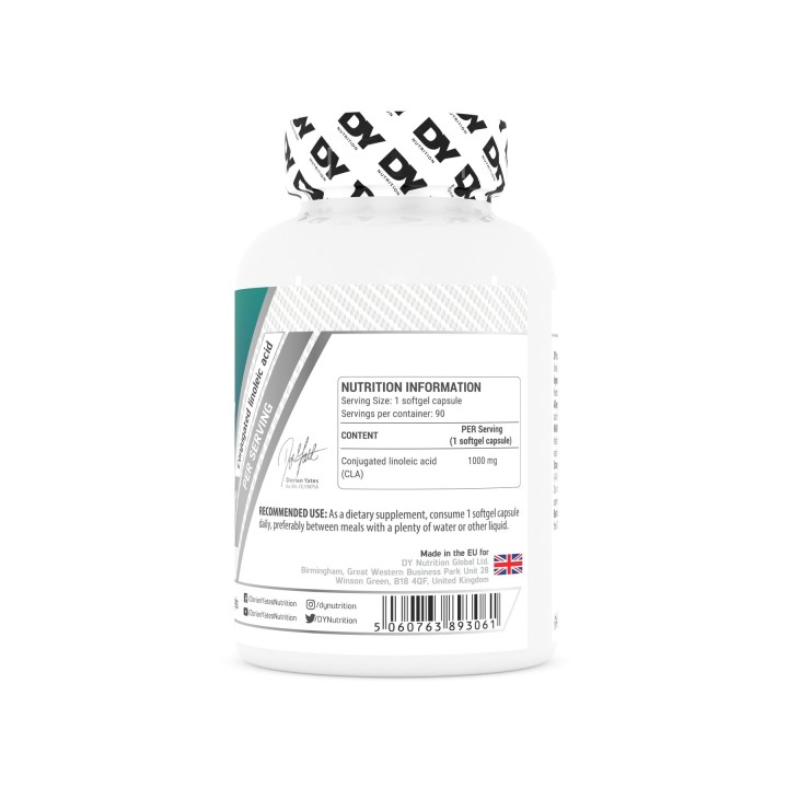 CLA 90 Caps Dorian Yates Conjugated Linoleic Acid