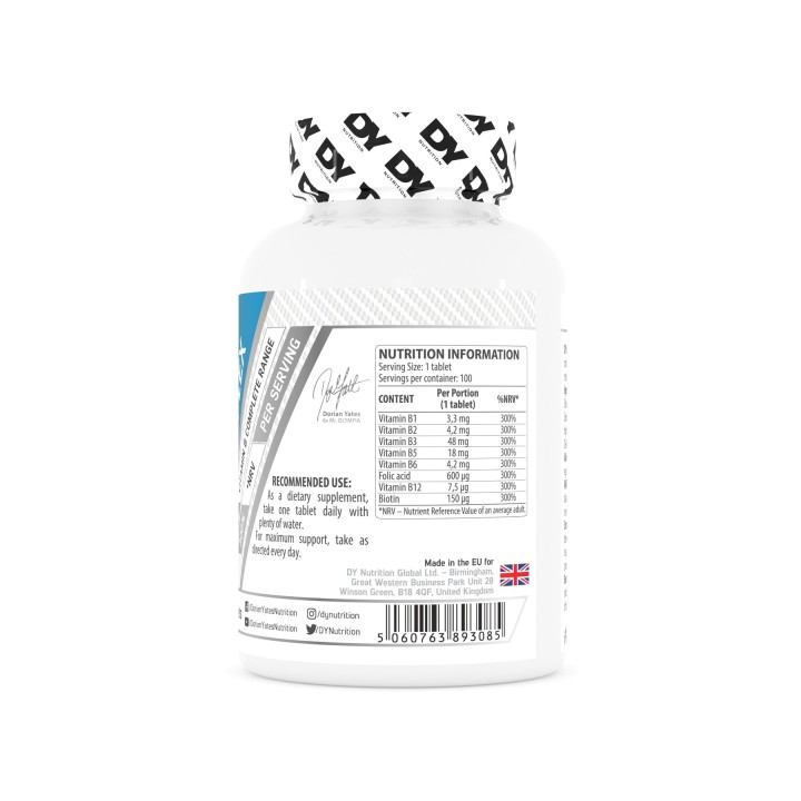 Dorian Yates Vitamin B Complex 100 tablets