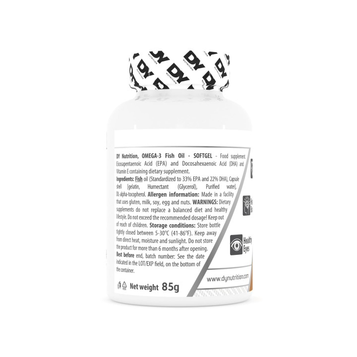 Dorian Yates Omega 3 Fish Oil 60 softgels