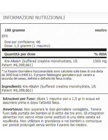 Kre Alkalyn Powder 100 gr