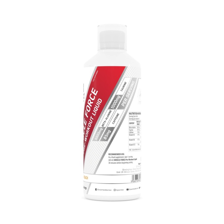 Dorian Yates Muscle Force Liquid Pre-Workout 500 ml